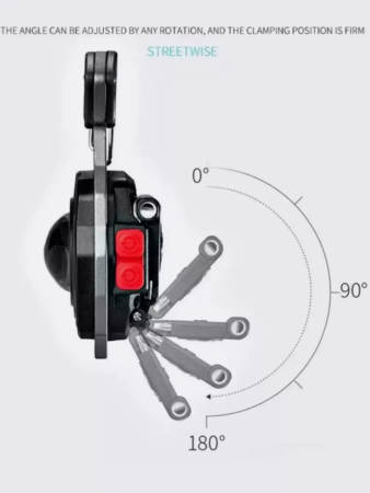 Фонарь брелок портативный аккумуляторный с карабином Type-C KW 5147 Оранжевый