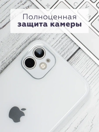 Чехлы стеклянные для iPhone 11 Белый