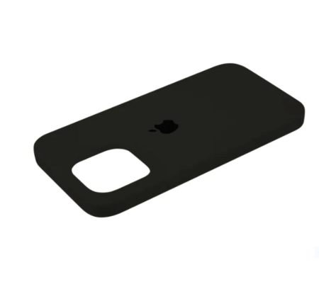 Силиконовый чехол для iPhone 16 Pro с открытой камерой Серый