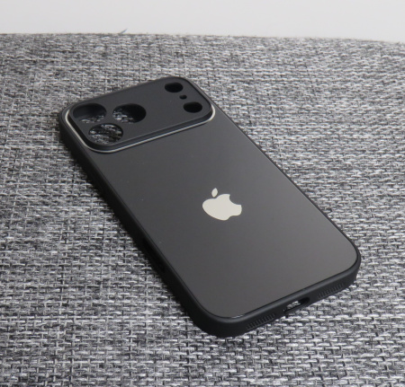 Чехлы стеклянные для iPhone 17 Pro Max Черный