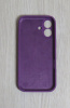 Силиконовый чехол для iPhone 16 Plus с закрытой камерой Фиолетовый