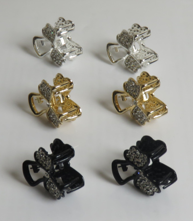 Крабики для волос маленькие набор 6 шт подарок на 8 марта микс 3