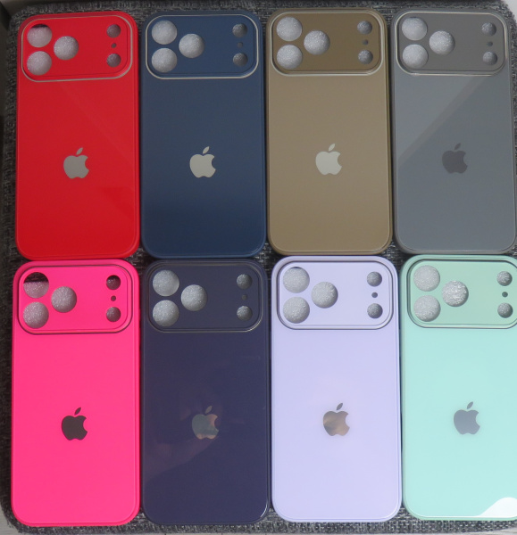 Чехлы стеклянные для iPhone 17 Pro Max Белый