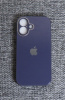 Чехлы стеклянные для iPhone 16 Темно-фиолетовый
