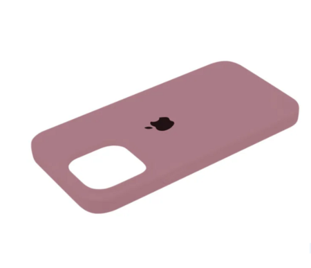 Силиконовый чехол для iPhone 16 Pro с открытой камерой светло-фиолетовый