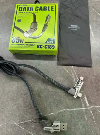 Кабель универсальный 4в1 / 65w REMAX RC-C189 / 1.0М 