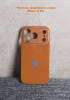 Чехлы стеклянные для iPhone 17 Pro Оранжевый