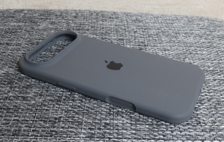 Силиконовый чехол для iPhone 17 Air с открытой камерой Серый