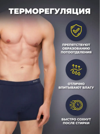 Трусы боксеры FUKAI / набор боксеров / 4 шт, размер 42-44