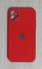 Чехлы стеклянные для iPhone 12 Красный
