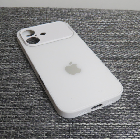 Чехлы стеклянные для  iPhone 17 Белый