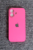 Чехлы стеклянные для iPhone 16 розовый