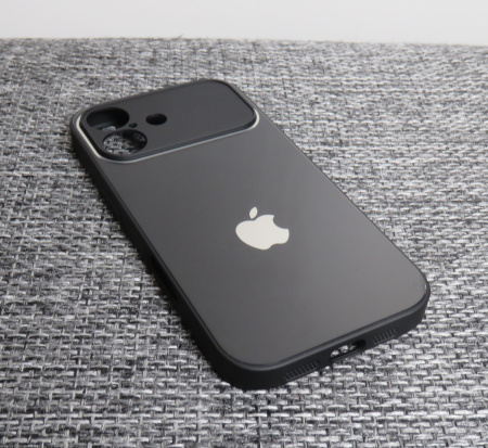 Чехлы стеклянные для  iPhone 17 Черный