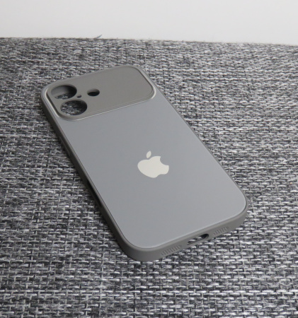 Чехлы стеклянные для  iPhone 17 Серый