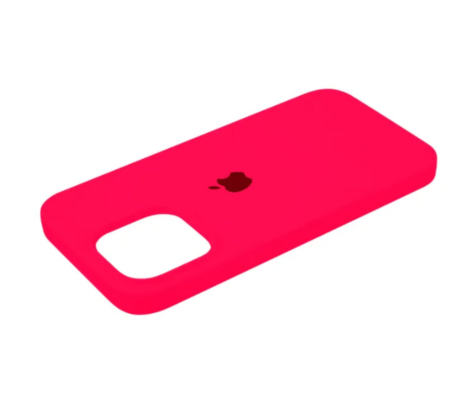 Силиконовый чехол для iPhone 16 Pro с открытой камерой розовый