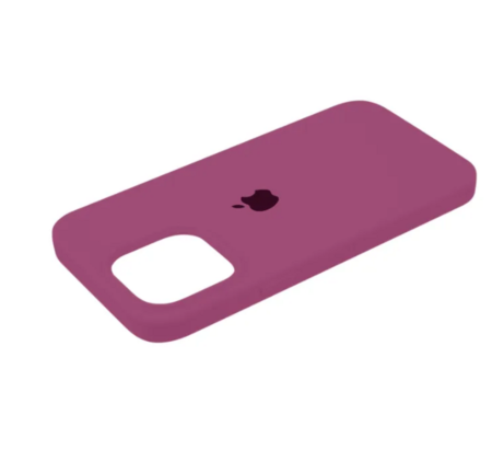 Силиконовый чехол для iPhone 16 Pro с открытой камерой Фиолетовый