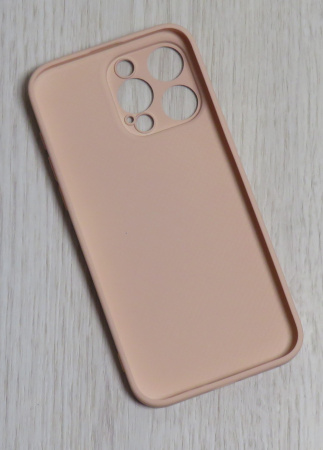 Чехлы стеклянные для iPhone 13 Pro пудровый