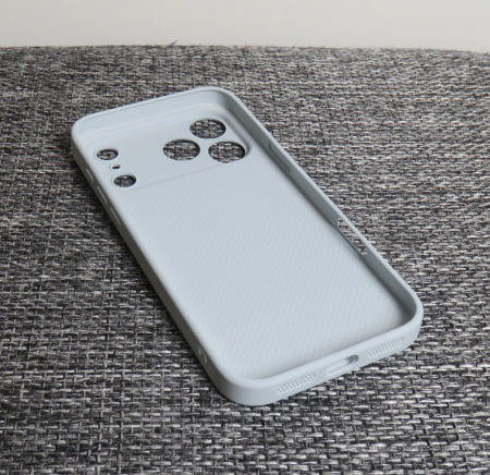 Чехлы стеклянные для iPhone 17 Pro Max Светло-голубой