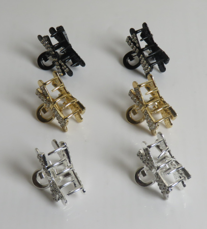 Крабики для волос маленькие набор 6 шт подарок на 8 марта микс 1