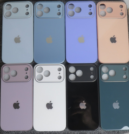 Чехлы стеклянные для iPhone 17 Pro Max Белый