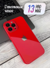 Чехлы стеклянные для iPhone 13 Pro Max Красный